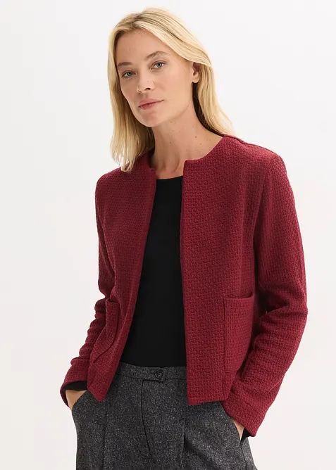 Korte jersey blazer, bonprix