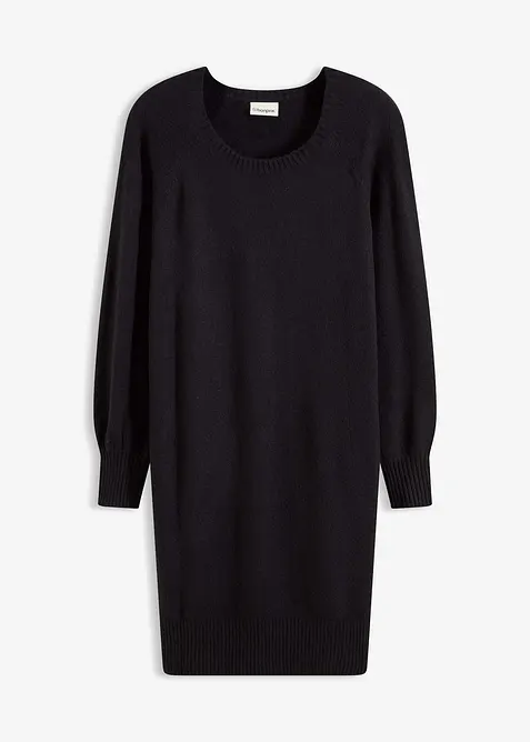 Korte gebreide jurk, bonprix