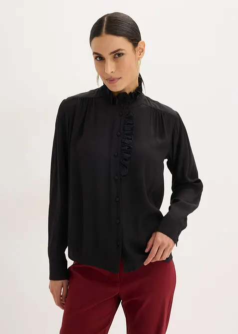 Blouse van lichte cr&ecirc;pe, bonprix