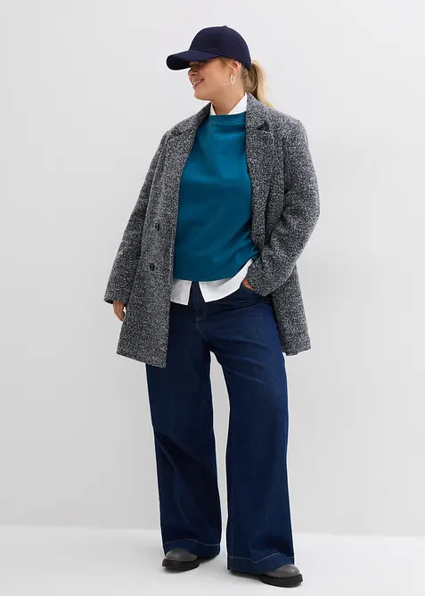 Oversized sweater van katoen, bonprix