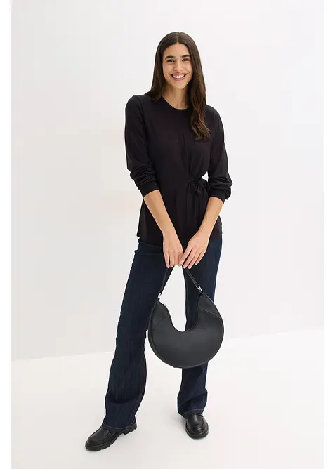 Longsleeve in een zachte viscosemix, bonprix