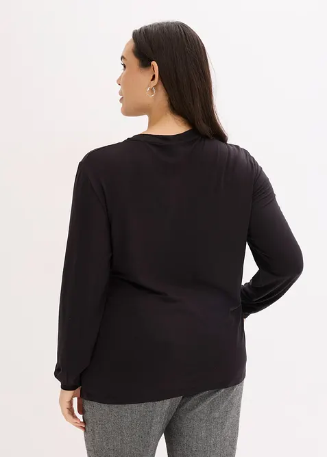 Longsleeve in een zachte viscosemix, bonprix