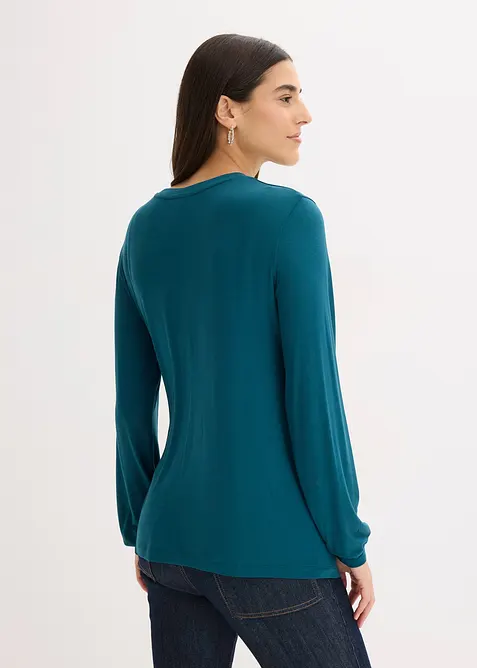 Longsleeve in een zachte viscosemix, bonprix