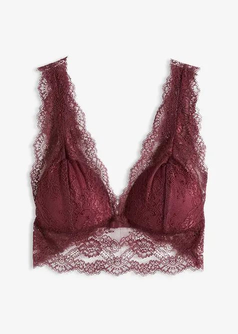 Bralette van sierlijk kant, bonprix