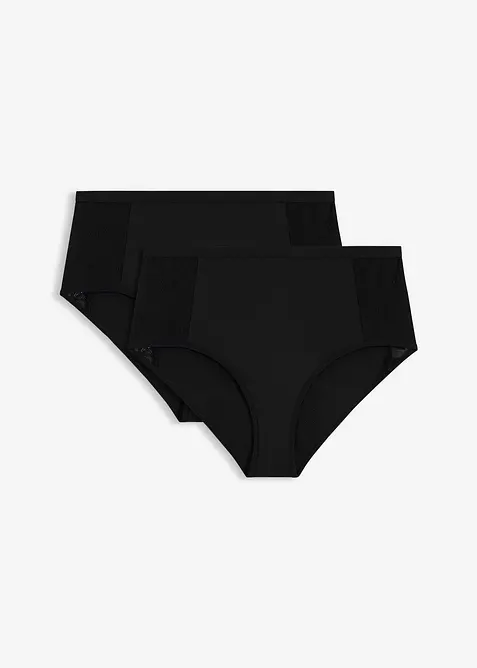 Microvezel menstruatie slip met gemiddelde absorptie (set van 2), bonprix