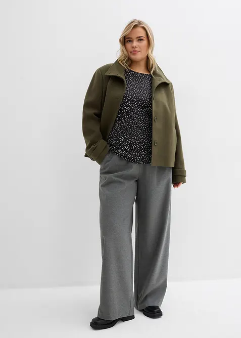 Longsleeve  (set van 2) van katoen-elastanmix, bonprix