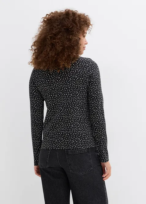 Longsleeve  (set van 2) van katoen-elastanmix, bonprix