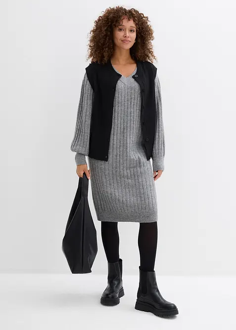 Gebreide jurk, bonprix