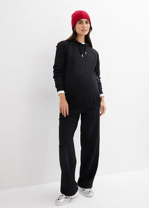 2-in-1 zwangerschaps- en borstvoedingssweater van puur biologisch katoen, bonprix