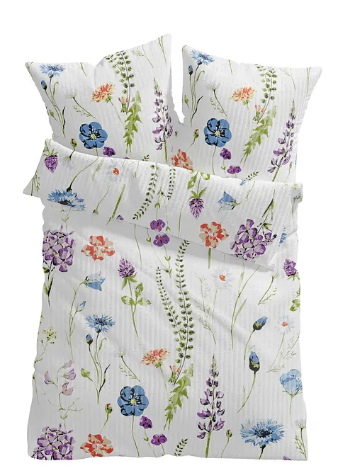 Dekbedovertrek met bloemenprint, bonprix