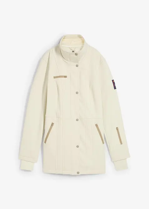 Lange stretch softshell jack, waterafstotend, bonprix