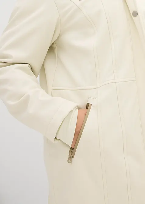 Lange stretch softshell jack, waterafstotend, bonprix