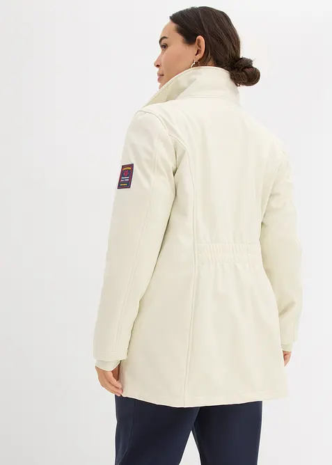 Lange stretch softshell jack, waterafstotend, bonprix