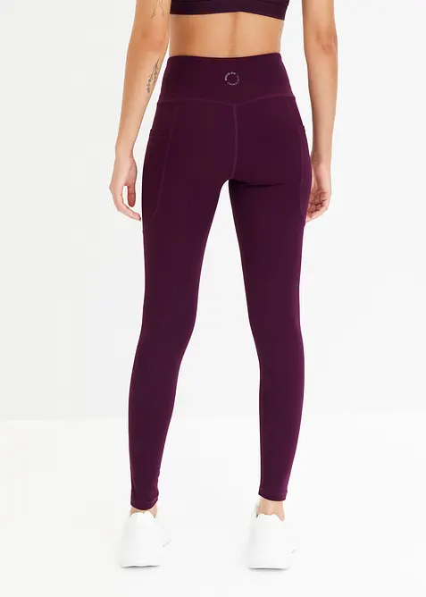 Comfort sportlegging met telefoonzakje, sneldrogend, bonprix