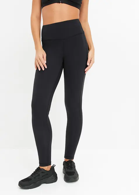 Comfort sportlegging met telefoonzakje, sneldrogend, bonprix