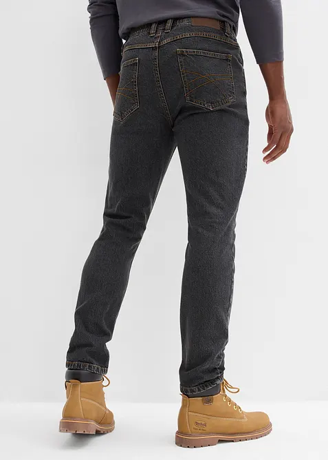 Classic fit jeans met deels elastische tailleband, straight, bonprix