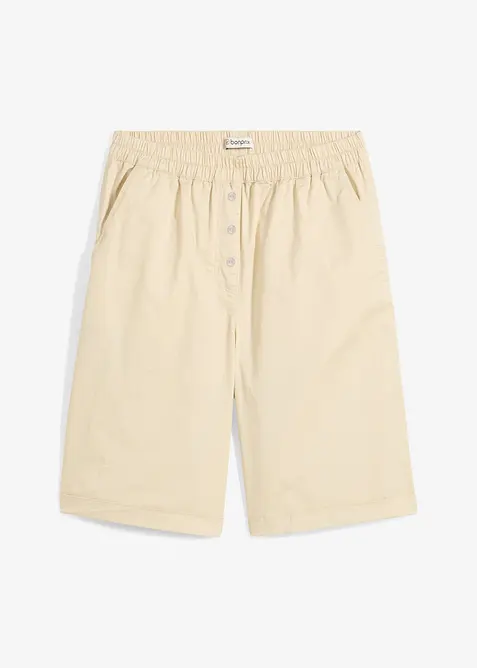 Papertouch bermuda van een katoenmix, bonprix