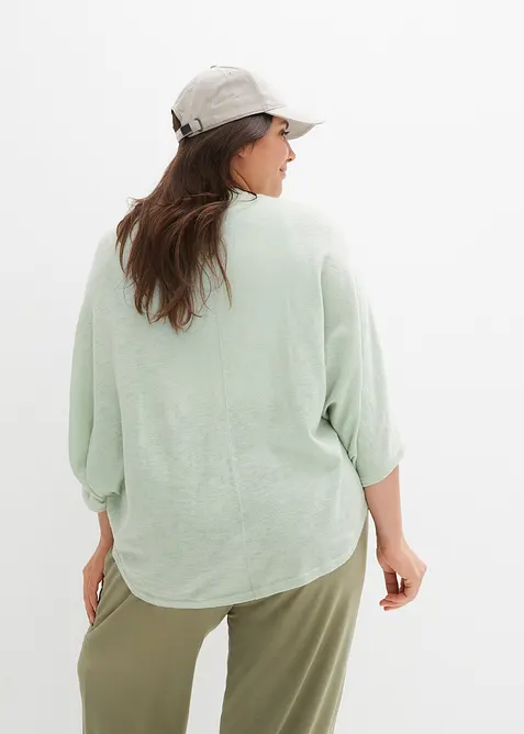 Fijn gebreid vest van puur katoen, bonprix