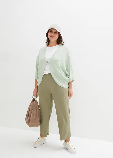 Fijn gebreid vest van puur katoen, bonprix