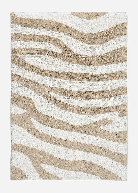 Badmat met zebra dessin, bonprix