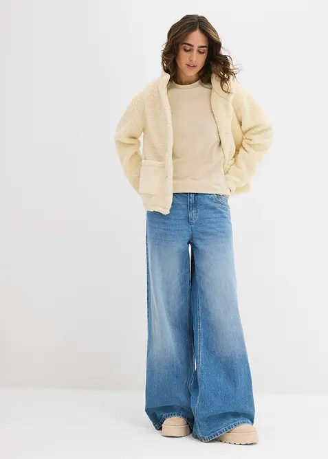 Longsleeve van biologisch katoen (set van 2), bonprix