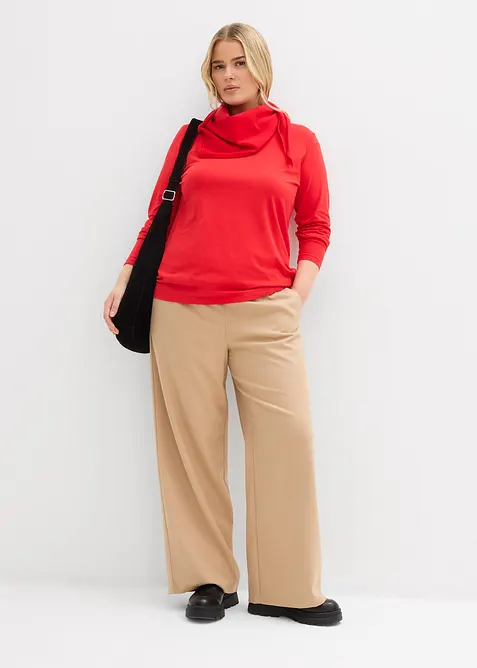 Longsleeve van biologisch katoen (set van 2), bonprix