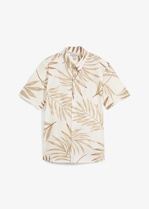 Overhemd met korte mouwen van biologisch katoen, bonprix