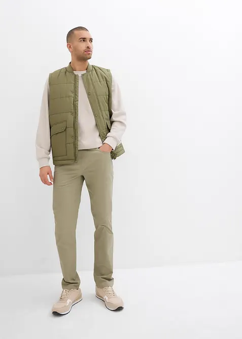 Regular fit stretch instapbroek, straight, bonprix