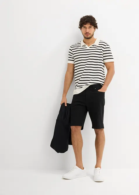 Regular fit stretch bermuda (set van 2), bonprix