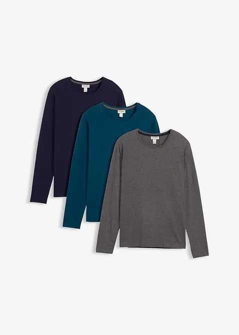 Longsleeve (set van 3), bonprix