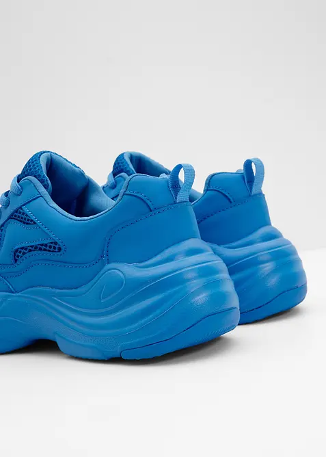 Chunky sneakers met mesh inzet, bonprix