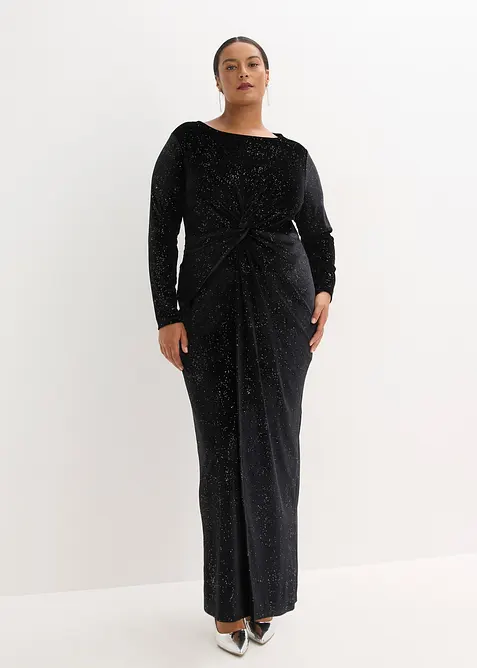 Avondjurk met glitter, bonprix