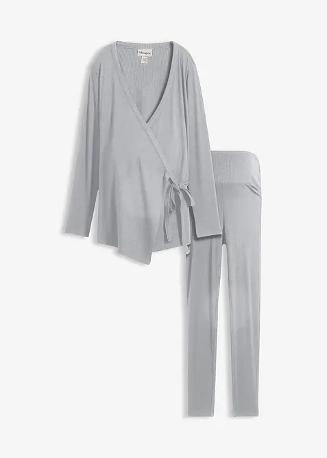 Zwangerschapsshirt met comfortabele legging (2-dlg. set), bonprix