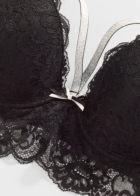 Voorgevormde beugel bh met glinsterende bandjes, bonprix