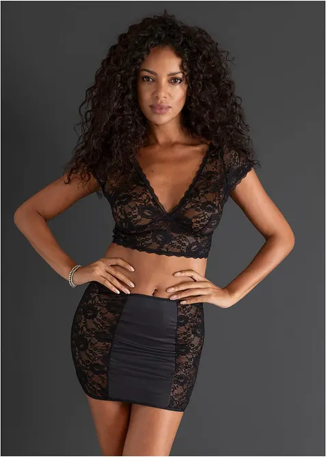 Bralette en rok (2-dlg. set), bonprix