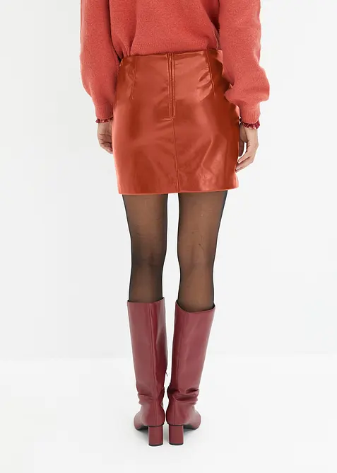 Imitatieleren rok, bonprix