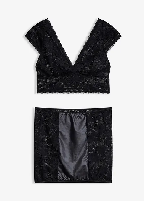 Bralette en rok (2-dlg. set), bonprix