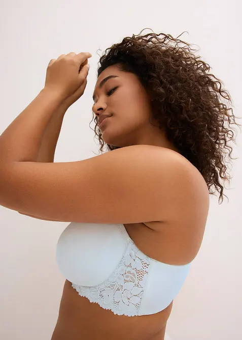 T-shirt-bh met gewatteerde bandjes, bonprix