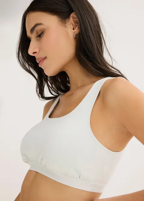 Bralette met biologisch katoen (set van 3), bonprix