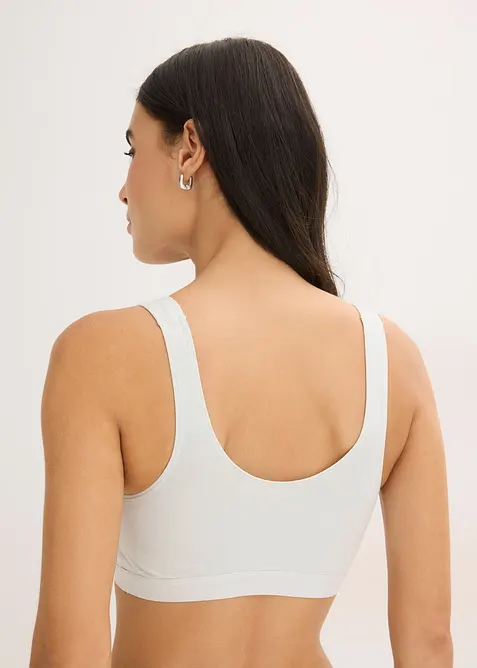 Bralette met biologisch katoen (set van 3), bonprix