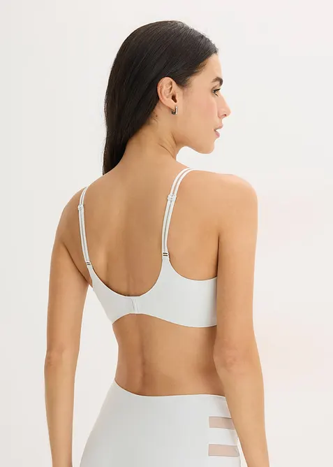 Voorgevormde bh zonder beugels met mesh inzetstuk, bonprix