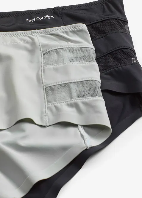 Feel Comfort lasercut maxi hipster (set van 2)​, bonprix