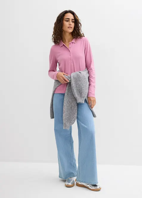 Piqu&eacute; poloshirt van puur biologisch katoen, bonprix