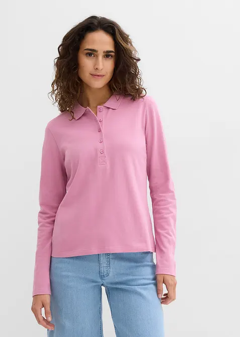 Piqu&eacute; poloshirt van puur biologisch katoen, bonprix