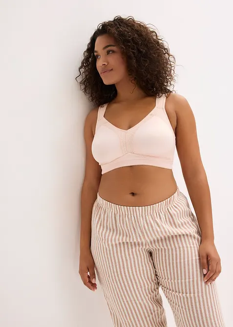 Steun bh zonder beugels met gewatteerde schouderbandjes, bonprix