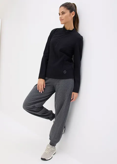 Outdoor jas met halve ritssluiting, sneldrogend, bonprix