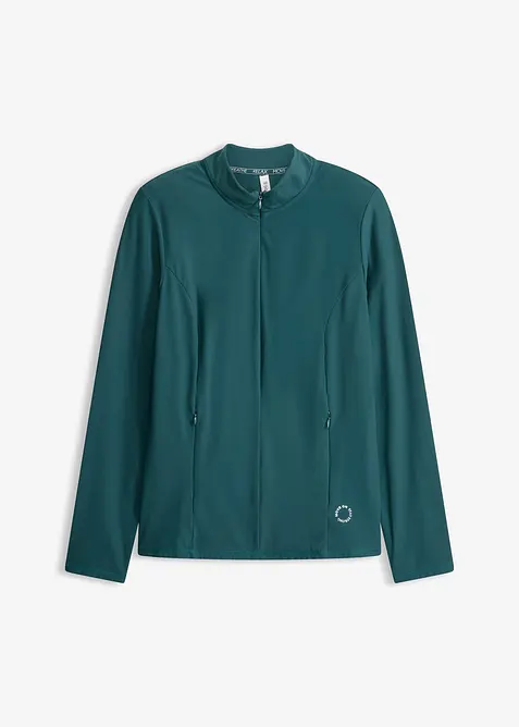 Outdoor jas met halve ritssluiting, sneldrogend, bonprix