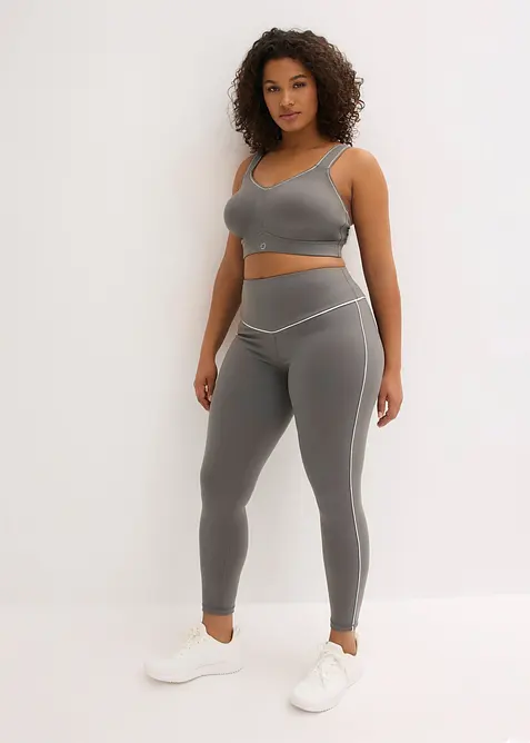 Sport bh van stevig katoen met normale steun, bonprix