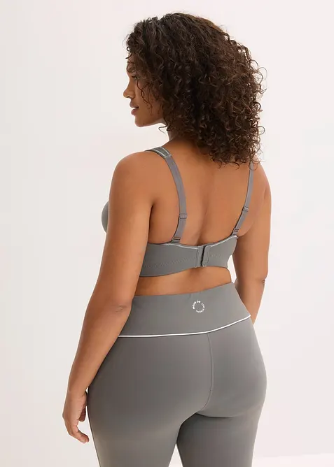 Sport bh van stevig katoen met normale steun, bonprix