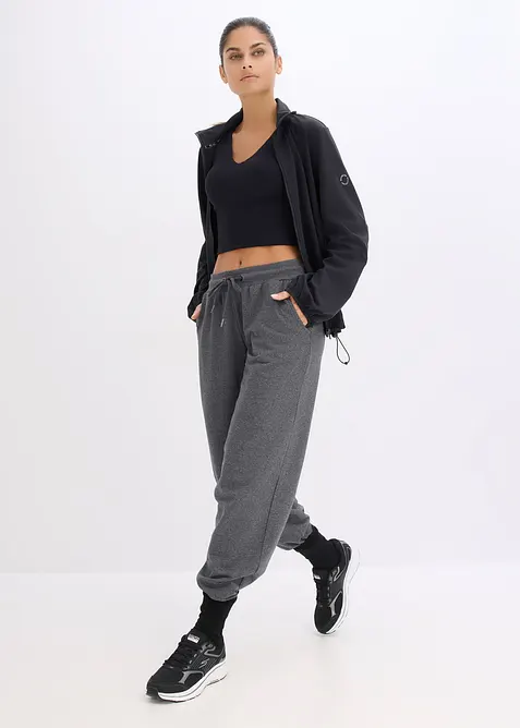 Sport bh top van stevig katoen met normale steun, bonprix